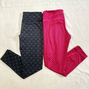 Vineyard Vines 🐳 Whale Tail Performance Leggings Size Small - Bundle of 2